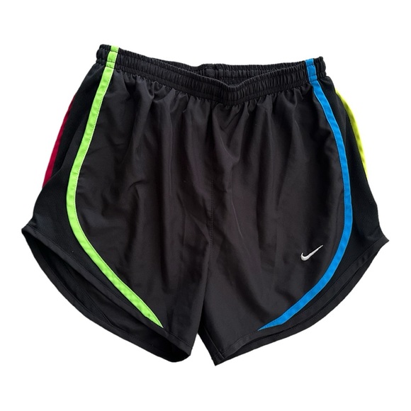 NIKE BLACK/RACER-PINK DRY TEMPO
RUNNING SHORT SIZE XS - Picture 3 of 6